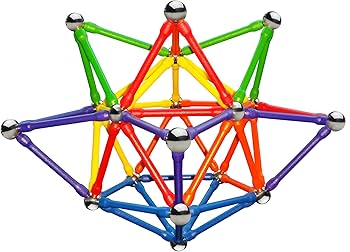 Amazon.com: Magz Super 300 Magnetic Building Set consisting of 176
