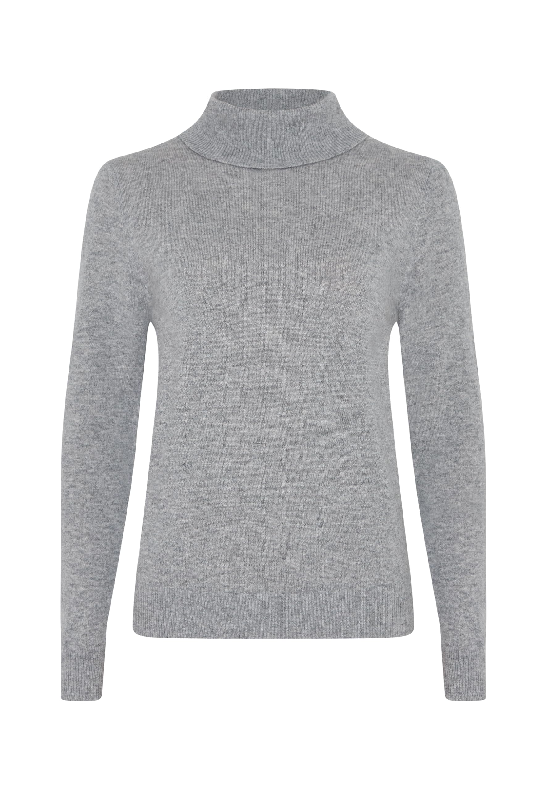 Style & Republic Damen Rollkragenpullover aus 100% Kaschmir, Klassische Passform, stilvoller Premium-Cashmere-Feinstrickpullover für Herbst und Winter, Designed in Berlin