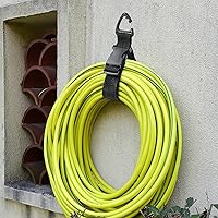 Vista 6 de Heavy Duty Extension Cord Holder Organizer (8 Pack black) 17 Inch Adjustable Storage Straps with Triangle Clips Perfect for Garage Organization