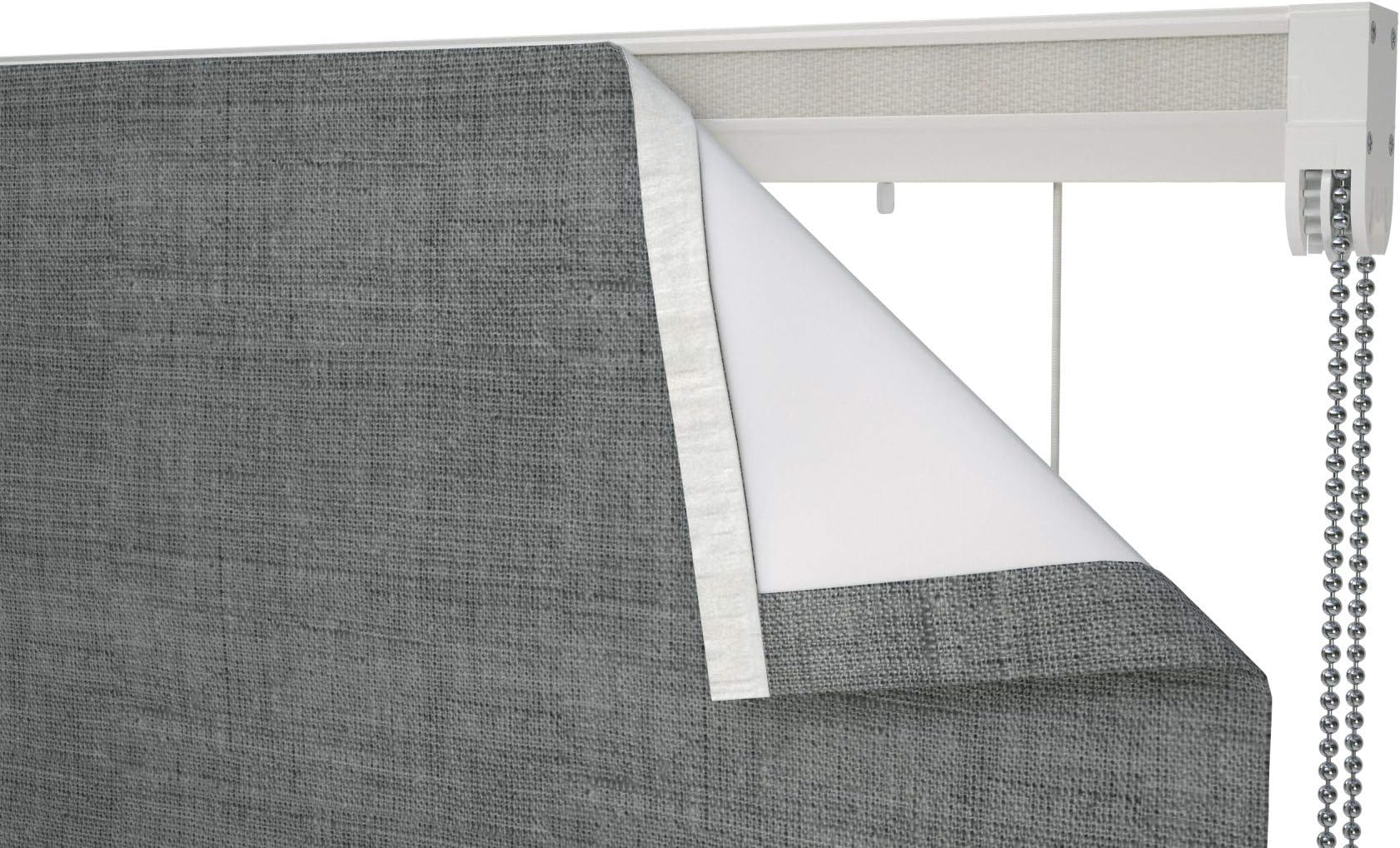 CONNECT Speedy Roman blind Cassette Kit, Aluminium headrail, White