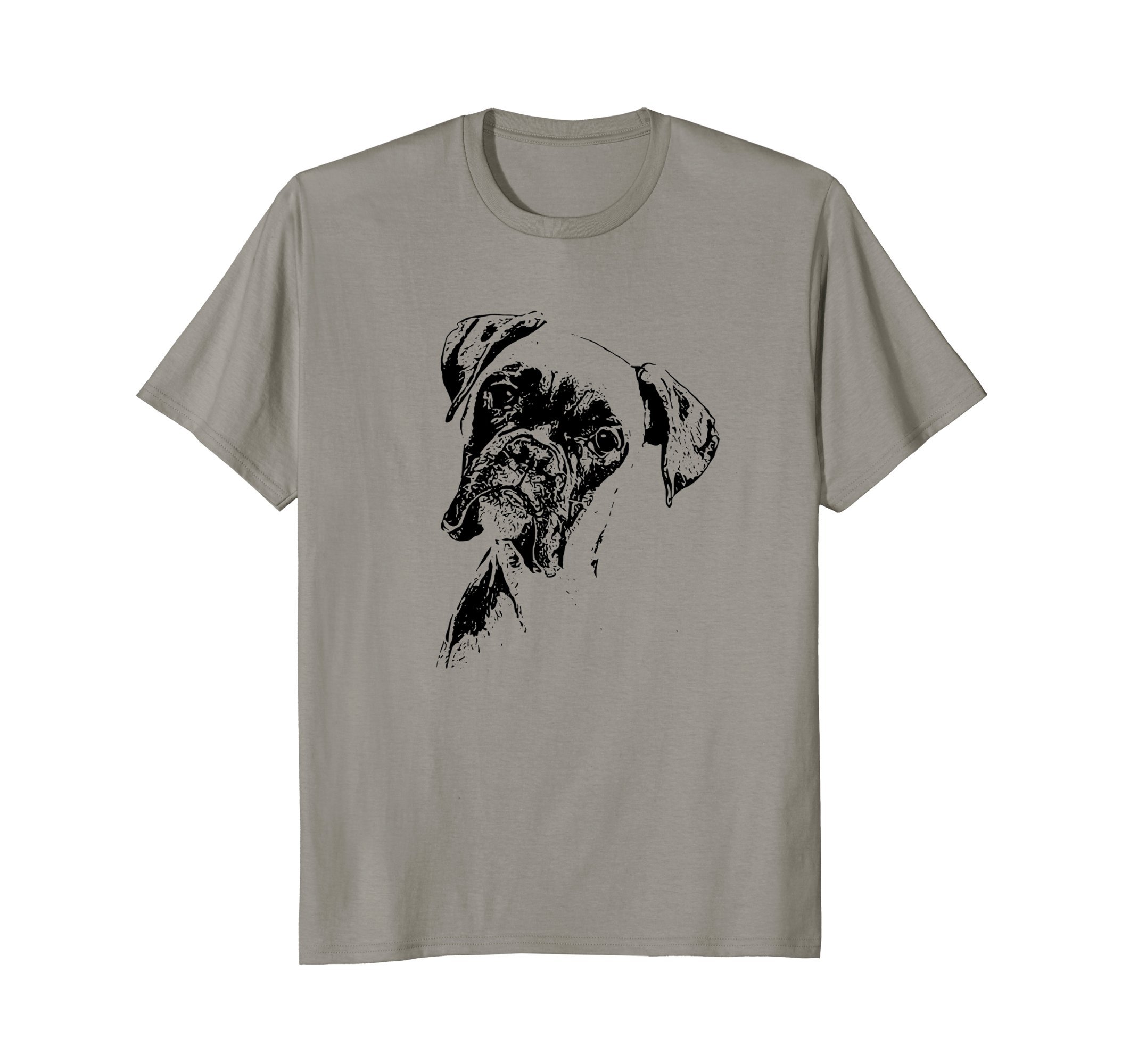 BOXER DOG WIGGLE BUTT TEESBOXER DOG FACE T-SHIRT - DOG LOVERS BOXER DOG GIFT SHIRT T-Shirt for Men WomenOEKO-TEX STANDARD 100