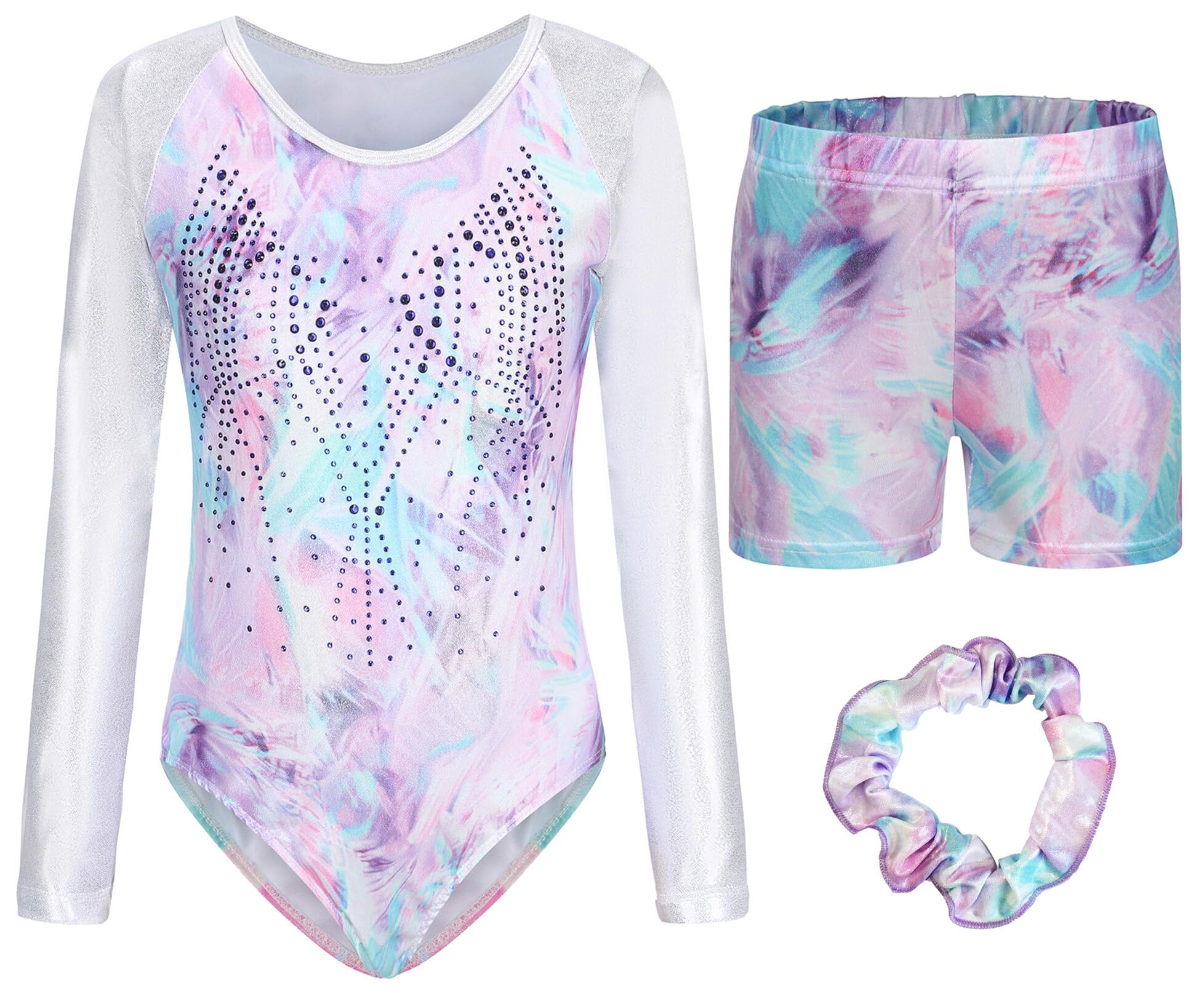 Happy Cherry Girls Dance Gymnastics Leotards Sleeveless Athletic Bodysuit 4-16Y