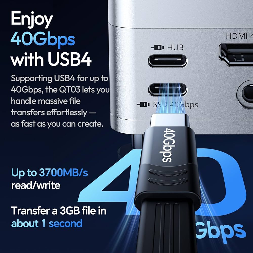 Amazon.com: ULANZI QT03 Docking Station & Stand with NVME