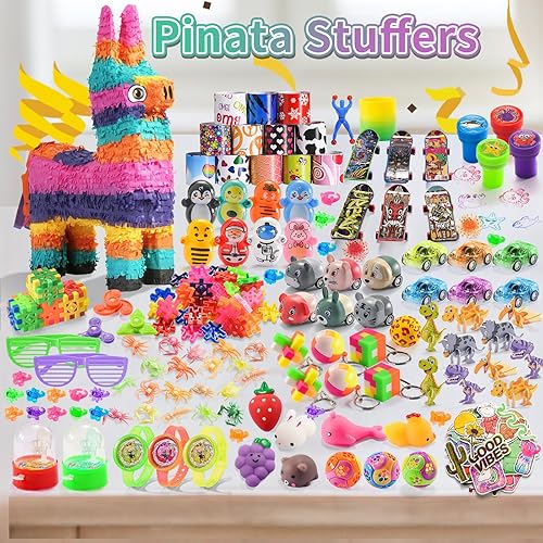 Miniatura 4 de 400 cajas de premios de juguetes para el aula de niños, recuerdos de fiesta a granel para niños de 4 a 8 a 12, bolsas de regalo, relleno de piñata,