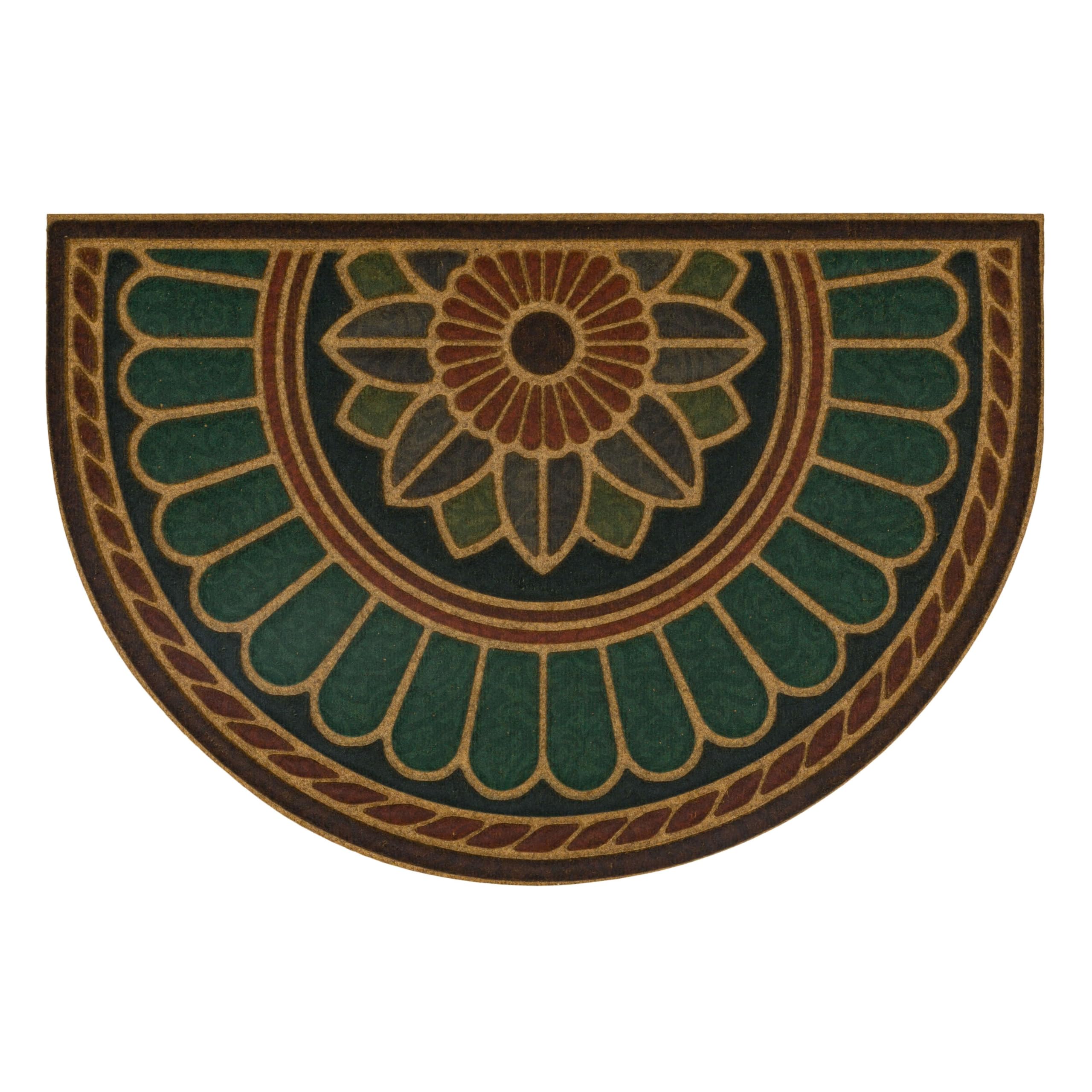 Mohawk Home Swirl Style Casual Ornamental Rust 2' X 3' All Weather Outdoor Door Mat Perfect for Porch, Garage