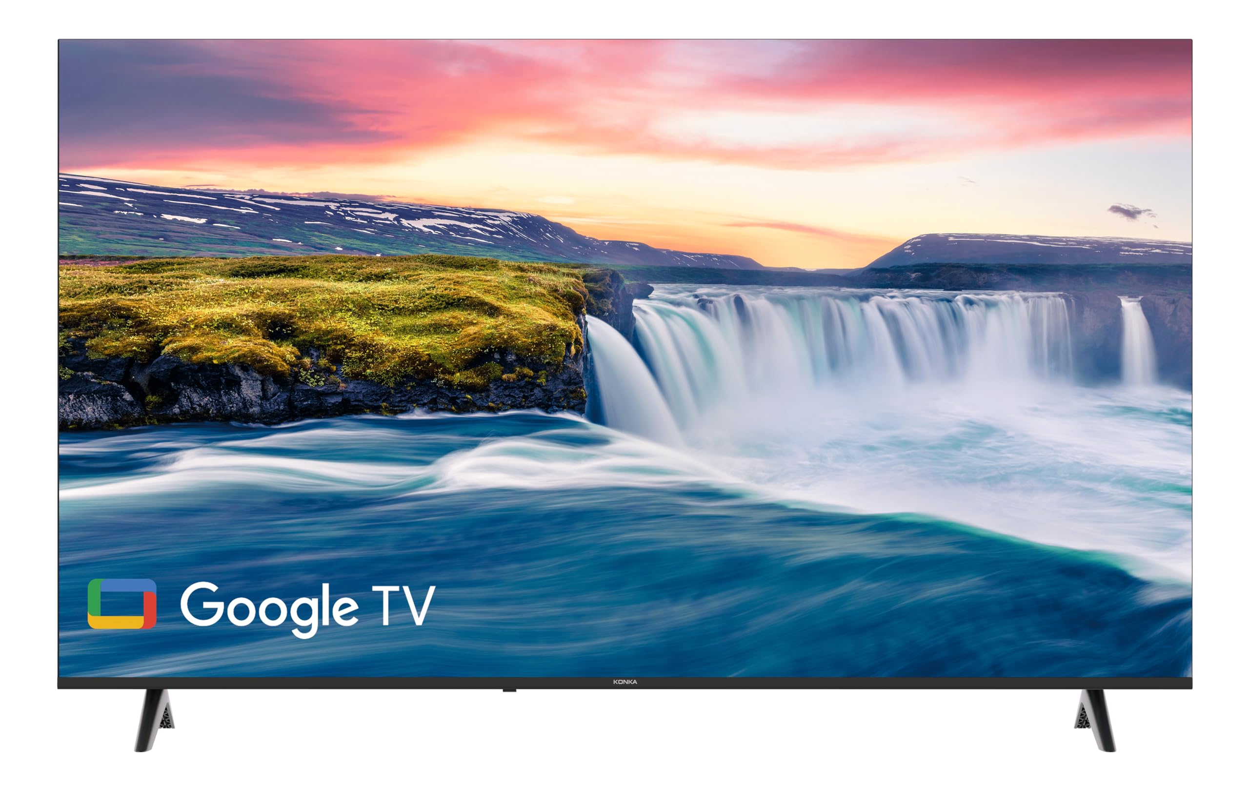 KONKA 65 inch, Google TV, 4K UHD, Frameless, Smart, Shahid, Google