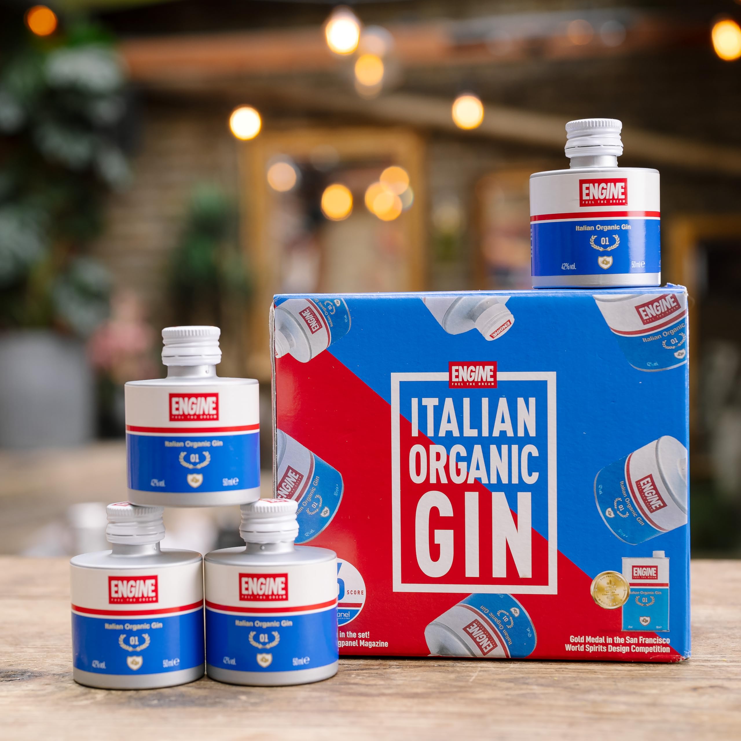Engine - Pure Organic Gin 5cl x 12 Miniatures 42% vol(12 x 5cl)