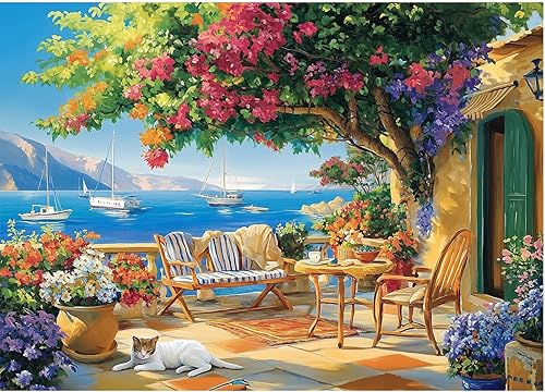 Rompecabezas para adultos de 1000 piezas para adultos, rompecabezas de 1000 piezas, rompecabezas de 1000 piezas, reloj del mar