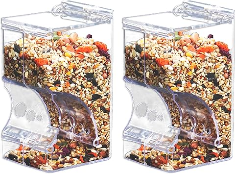 Amazon Hamilo ハムスター用自動給餌器 エサ入れ ケージ 飼育 チンチラ 2点セット ｈａｍｉｌｏ 自動給餌器 通販