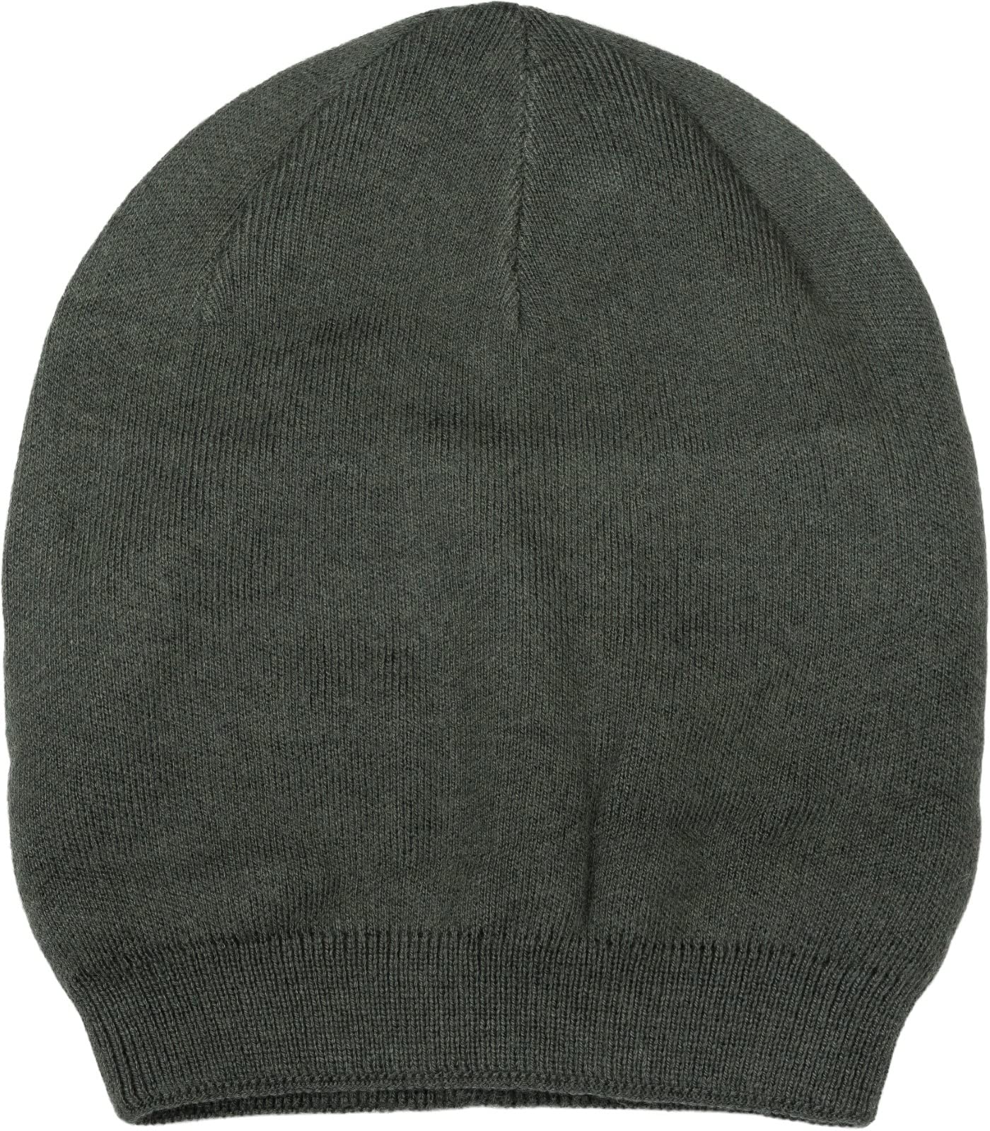 styleBREAKER Unisex Fine Knit Beanie Hat Unicoloured with Ribbed Cuffs, Double Layered Winter Knit Hat Warm 04024195, Colour:Olive