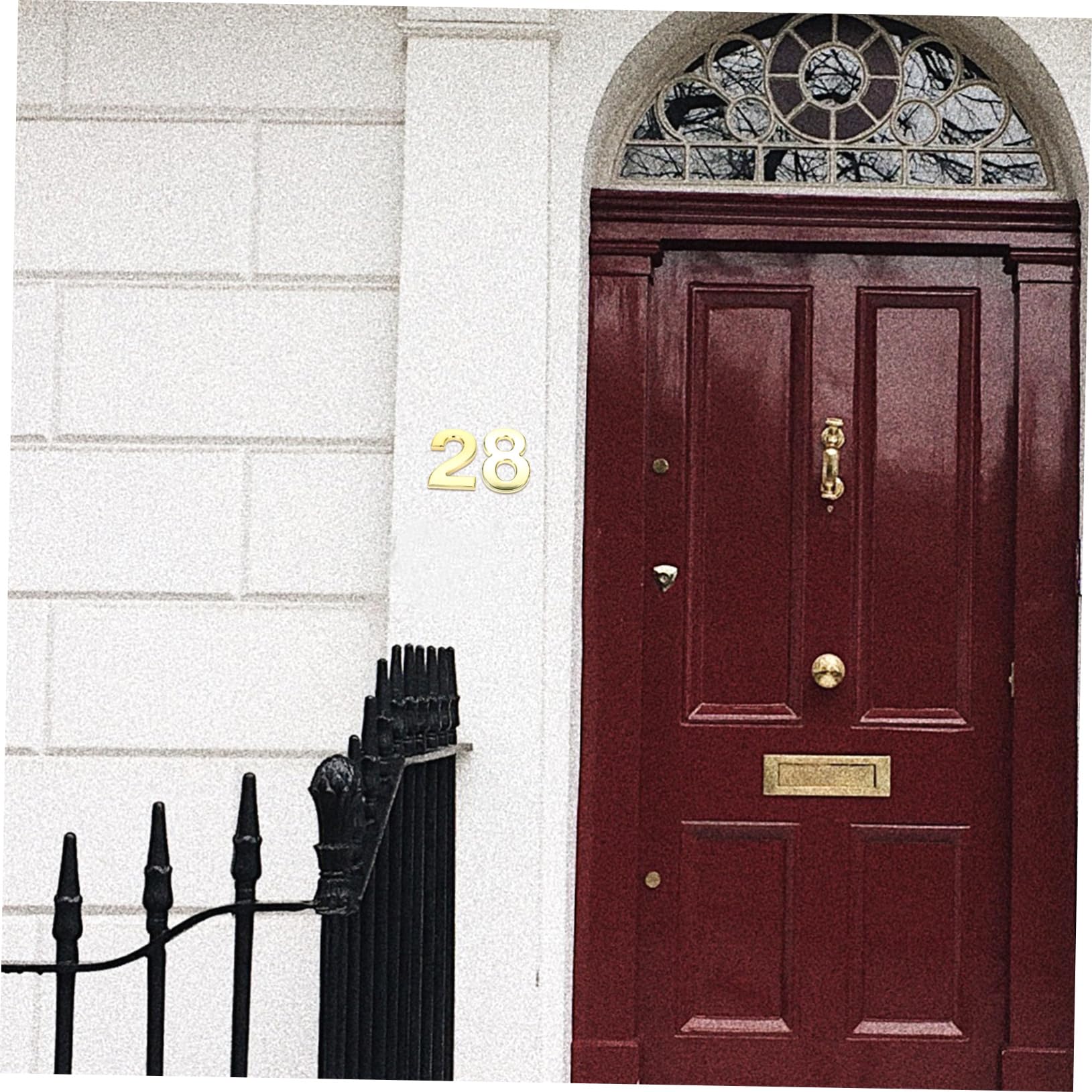 Artibetter 20pezzi Numeri Adesivi Antichi Per Decorazioni Di Porte e Numerazione Civica Per Casa e Hotel Impermeabili e Resistente Alle Intemperie