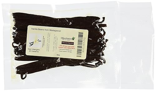 OliveNation Vainilla 25 frijoles Madagascar de OliveNation