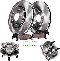 Vista 15 de Detroit Axle - Kit de freno delantero para Ford Focus Volvo C30 2012-2018, 2004-2011 S40 repuesto 2013 2014 2015 2016 2017 Frenos de disco Rotores