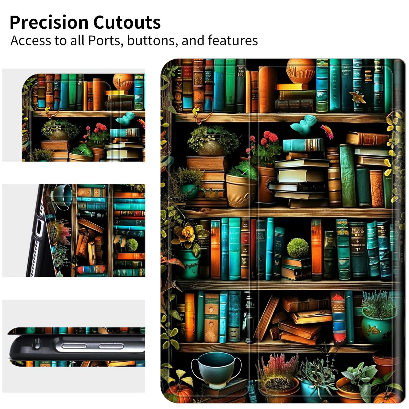 Custodia per Kindle Paperwhite da 6,8 pollici di 11a generazione 2021 e Kindle Paperwhite Signature Edition, visualizzazione multiangolare antiurto custodia protettiva intelligente con