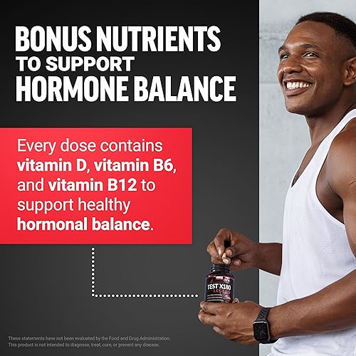 Miniatura 4 de FORCE FACTOR Test X180 Legend Potenciador de testosterona para hombres para desarrollar músculo y fuerza, rendimiento, suplemento de testosterona
