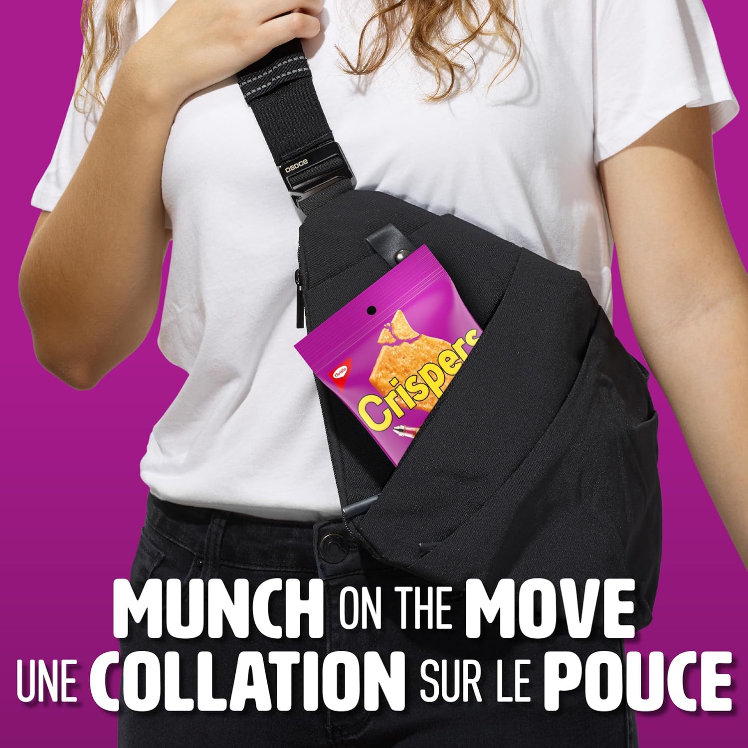 CRISPERS, All Dressed Flavour, 18 Individually Wrapped Snack Packs, Bulk Lunch School Snacks, Value Pack, Is It a Chip or a Cracker, 504 g (28 g bags each) - Image 6