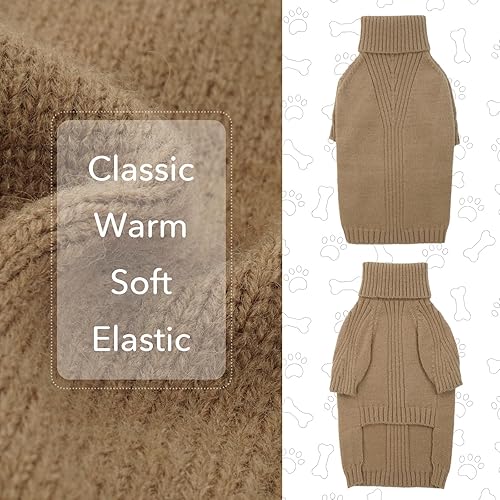 Miniatura 2 de IKIPUKO Suéter XL para perro, ropa de Pitbull para perros extra grandes, suéter cálido para Navidad, ropa para mascotas para labrador retriever,