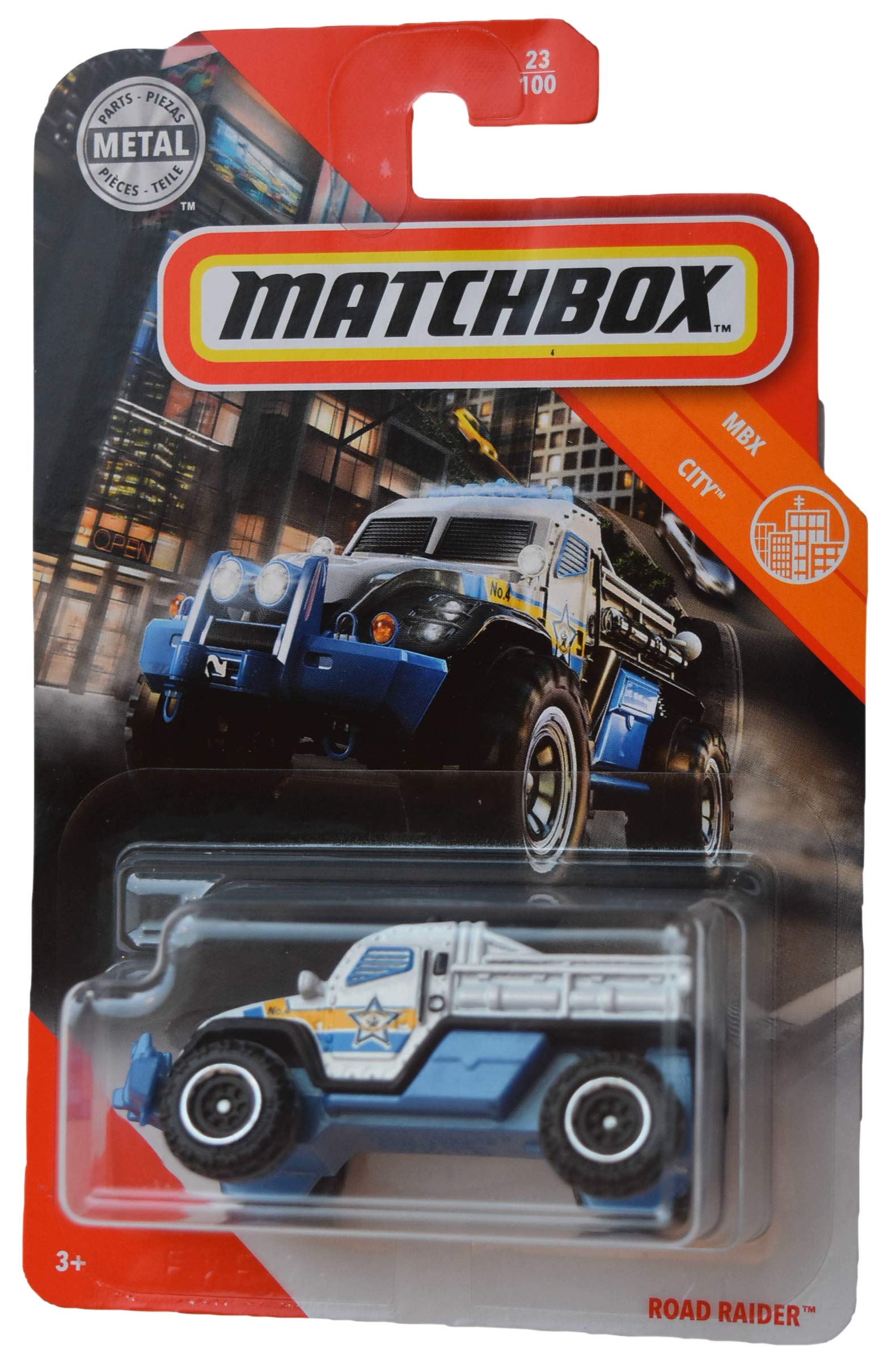 Amazon.com: Matchbox City Road Raider 23/100, White/Blue : Arts