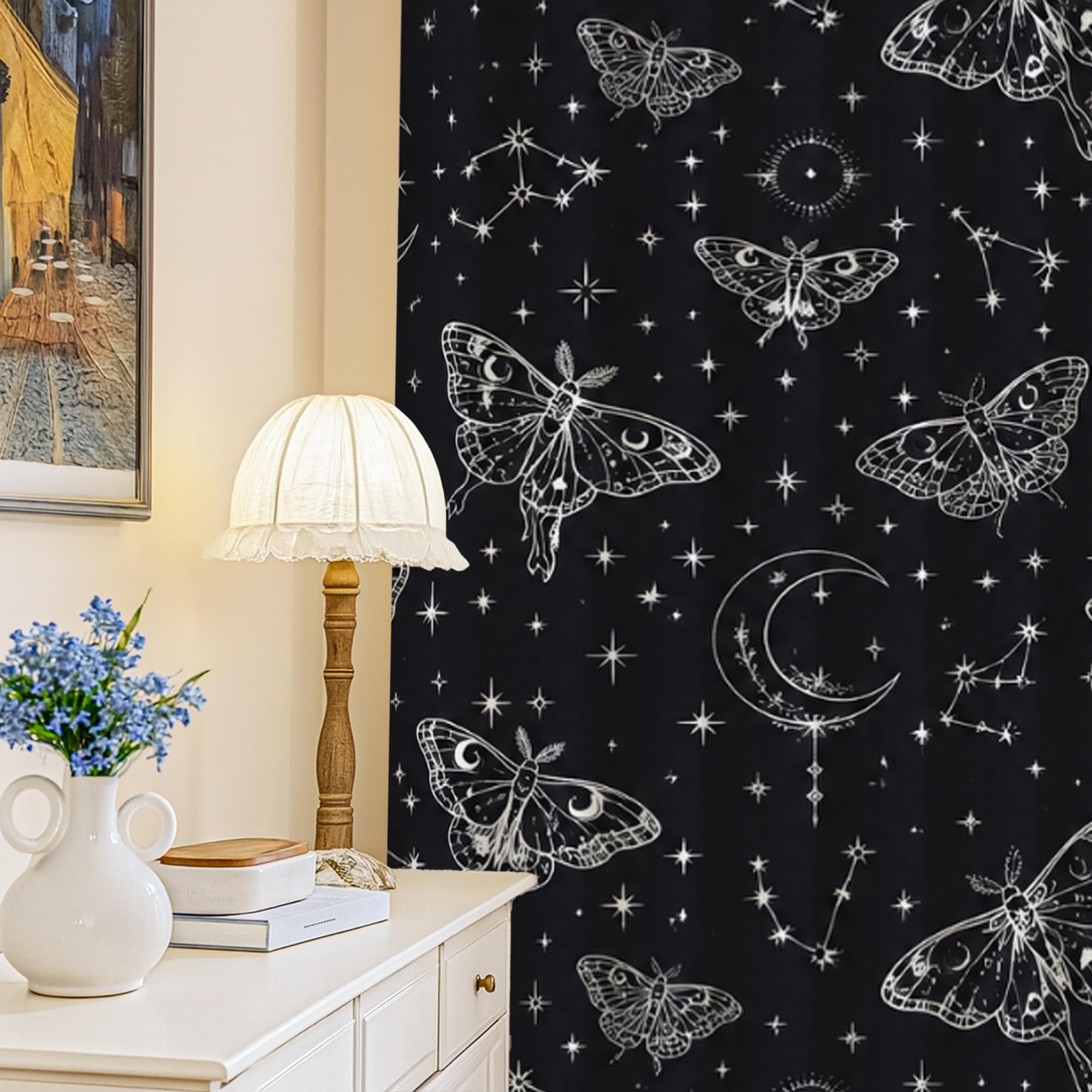 Rideaux occultants mystiques pour créer un cocon étoilé dans sa chambre