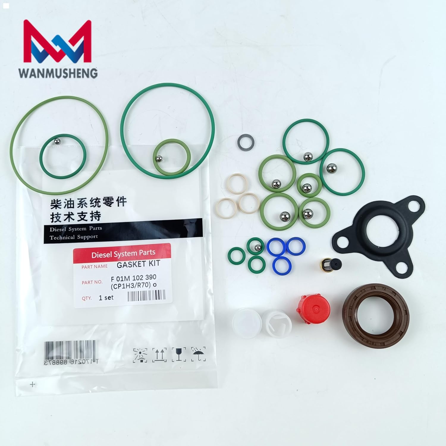! ! F 01M 102 390 Imported Repair Kit F01M102390 for CP1H3 Pump