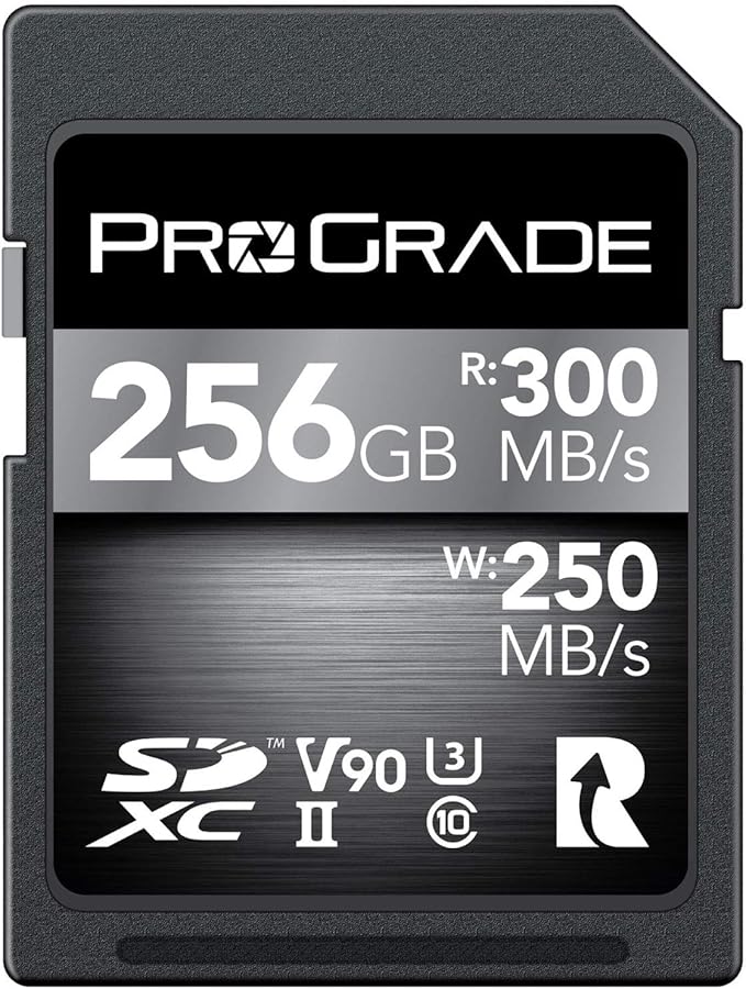 ProGrade Digital SDXC UHSII V90 300R Memory Card (256GB)