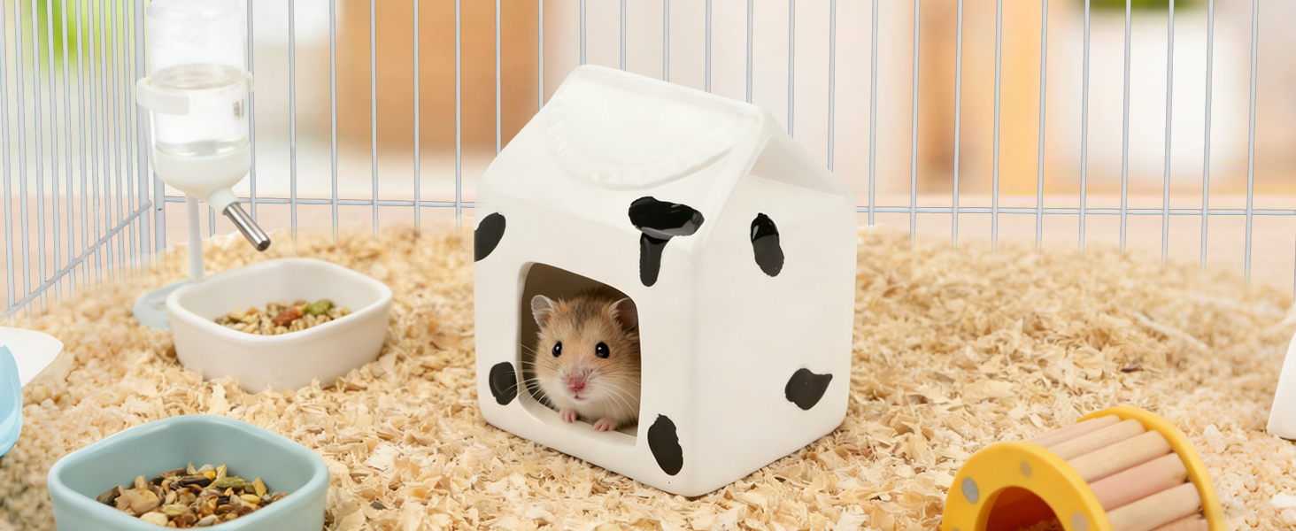Amazon.com : Hypeety Small Animal Hideout Ceramic House Critter