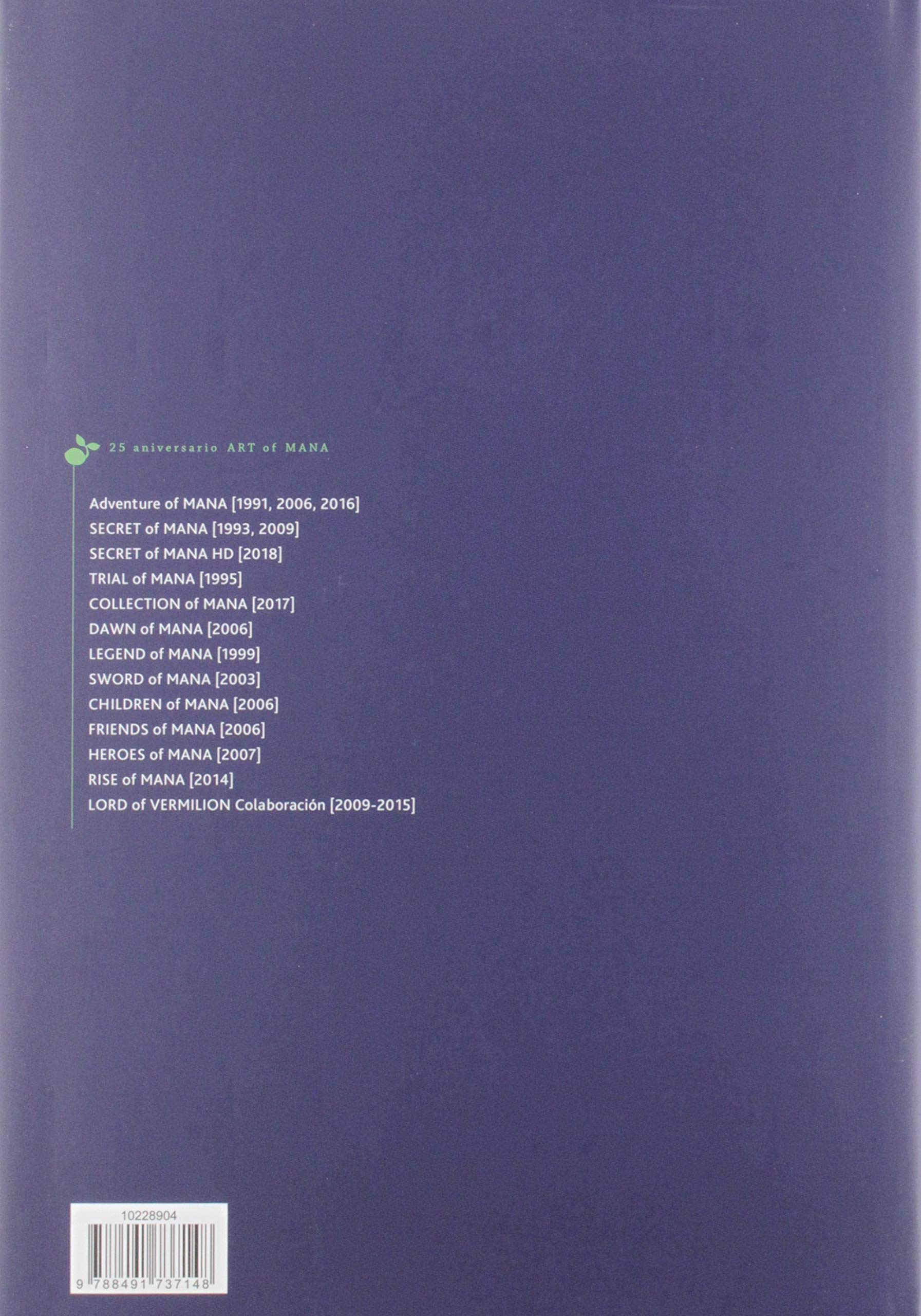 Art of Mana: 25 aniversario (Manga Artbooks)