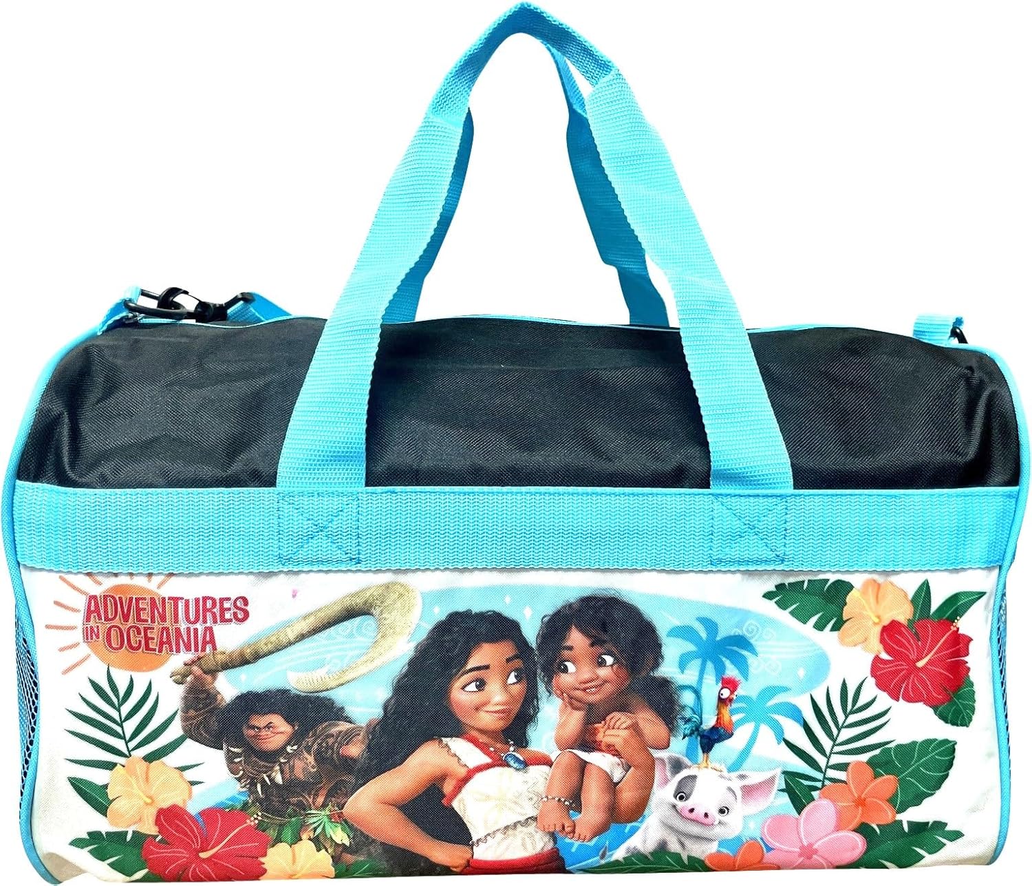 Ruz 18 Inch Kids Duffel Bag Overnight Carry-On Travel And Sports Bag (Moana Adventures)