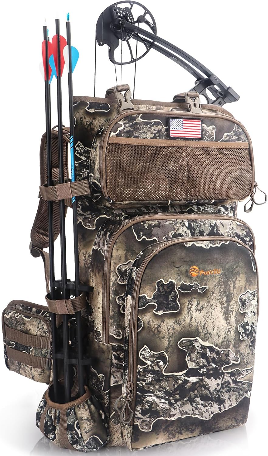 Hunting Backpacks for Men,Saddle Hunting Bag with Bow Holder, Large Compound Bow Hunting Backpack & Duffle Bags