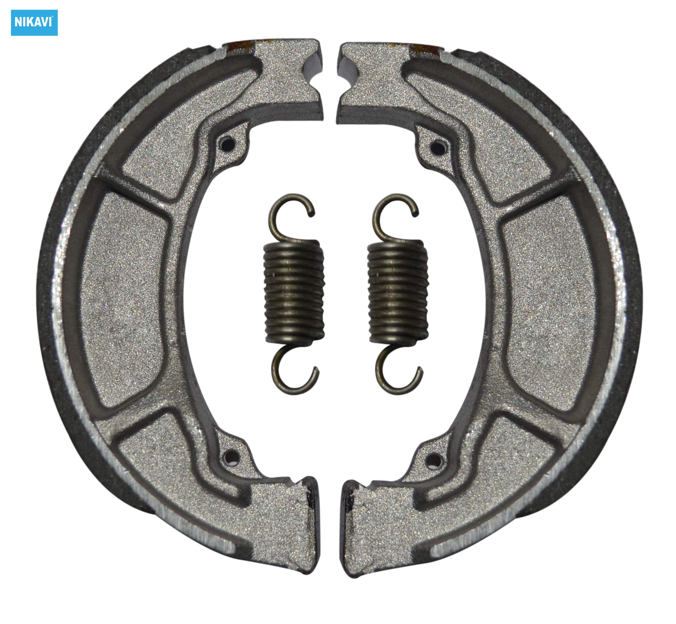 NIKAVI Motorcycle Brake Shoe Set Compatible for Honda Activa (Front/Rear)
