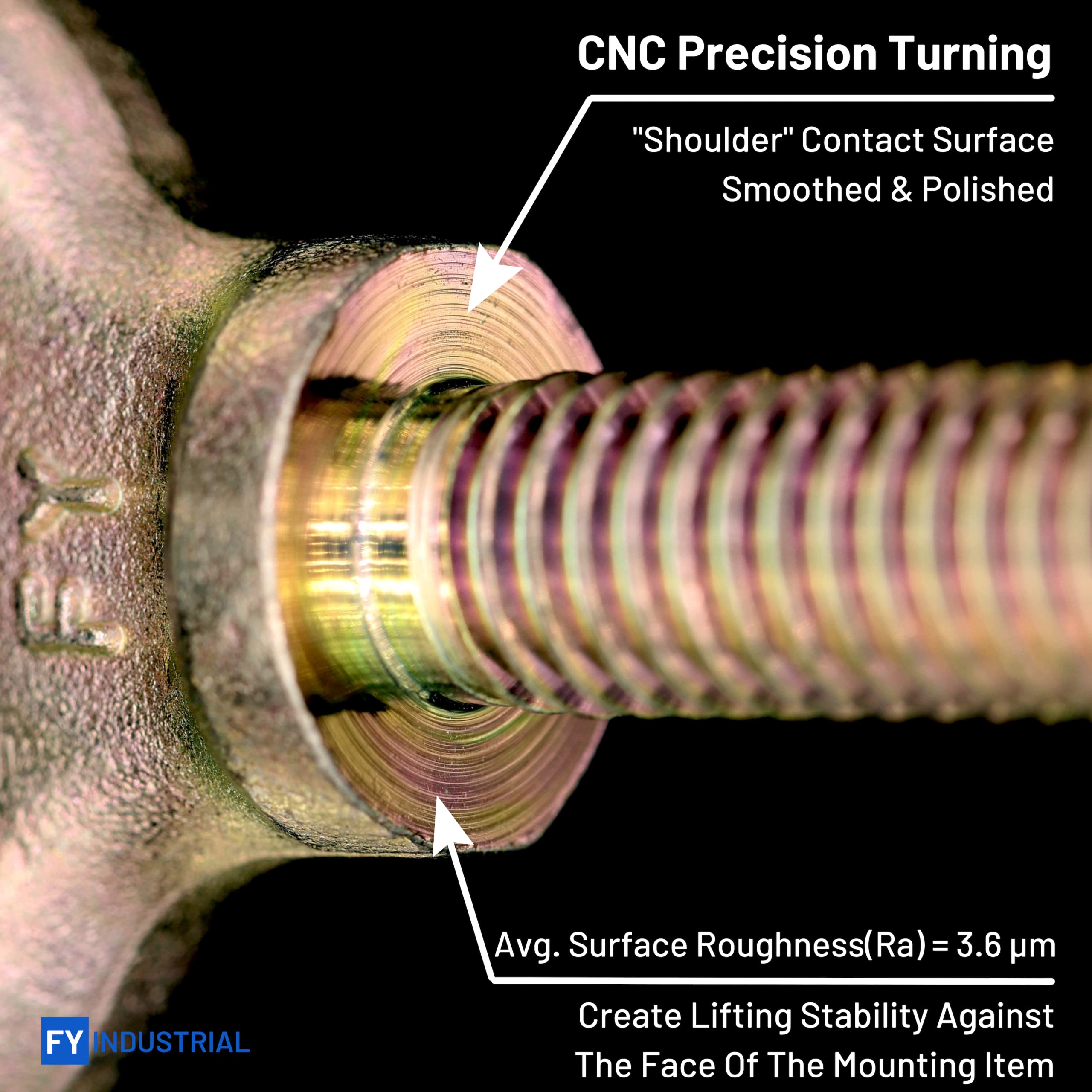 Amazon | リフティングショルダーアイボルト3個 3/8インチ-16 X 1-1/4