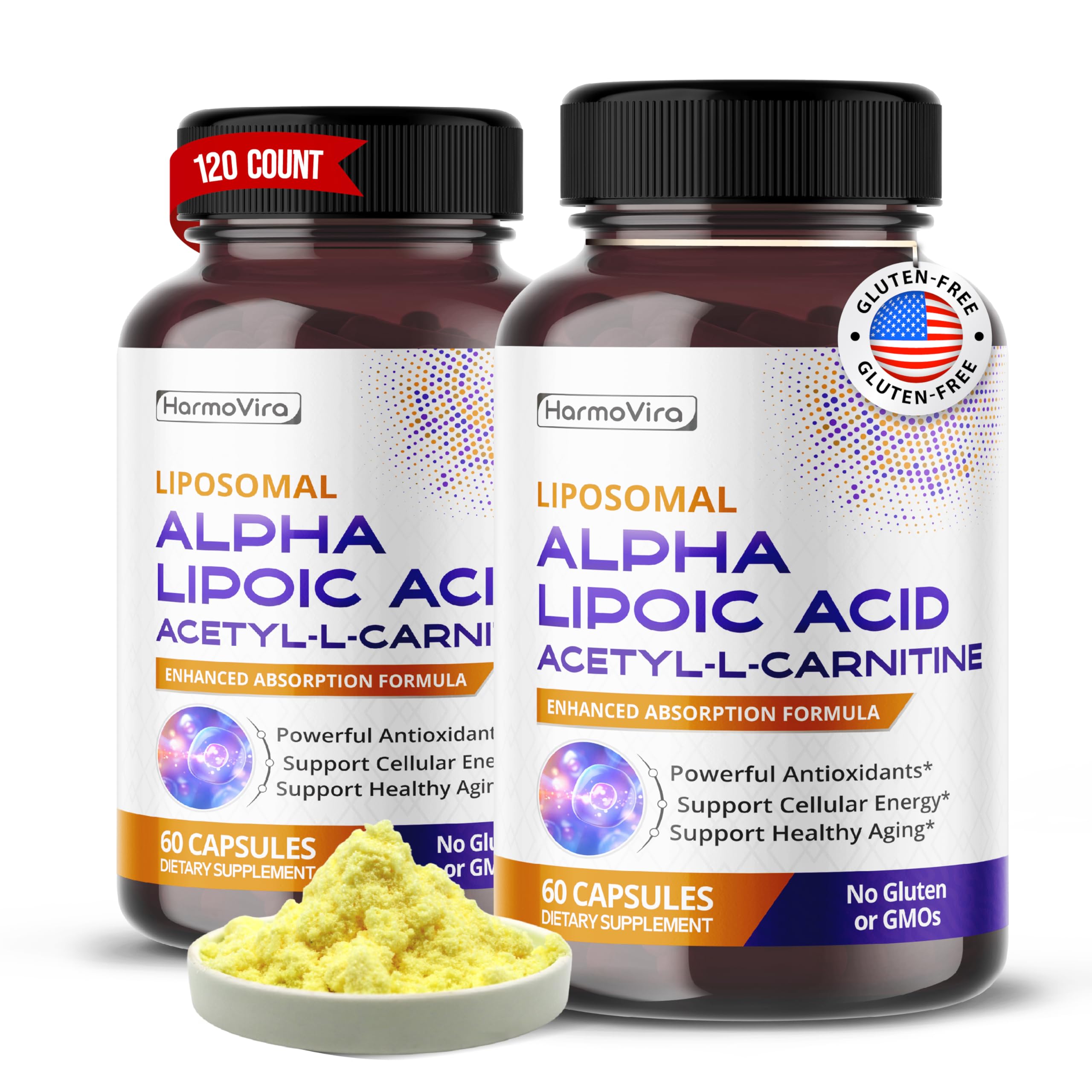 Alpha Lipoic Acid Acetyl-L-Carnitine - Support Bladder Cleanse, Urinary Tract Health - 180-day Supply