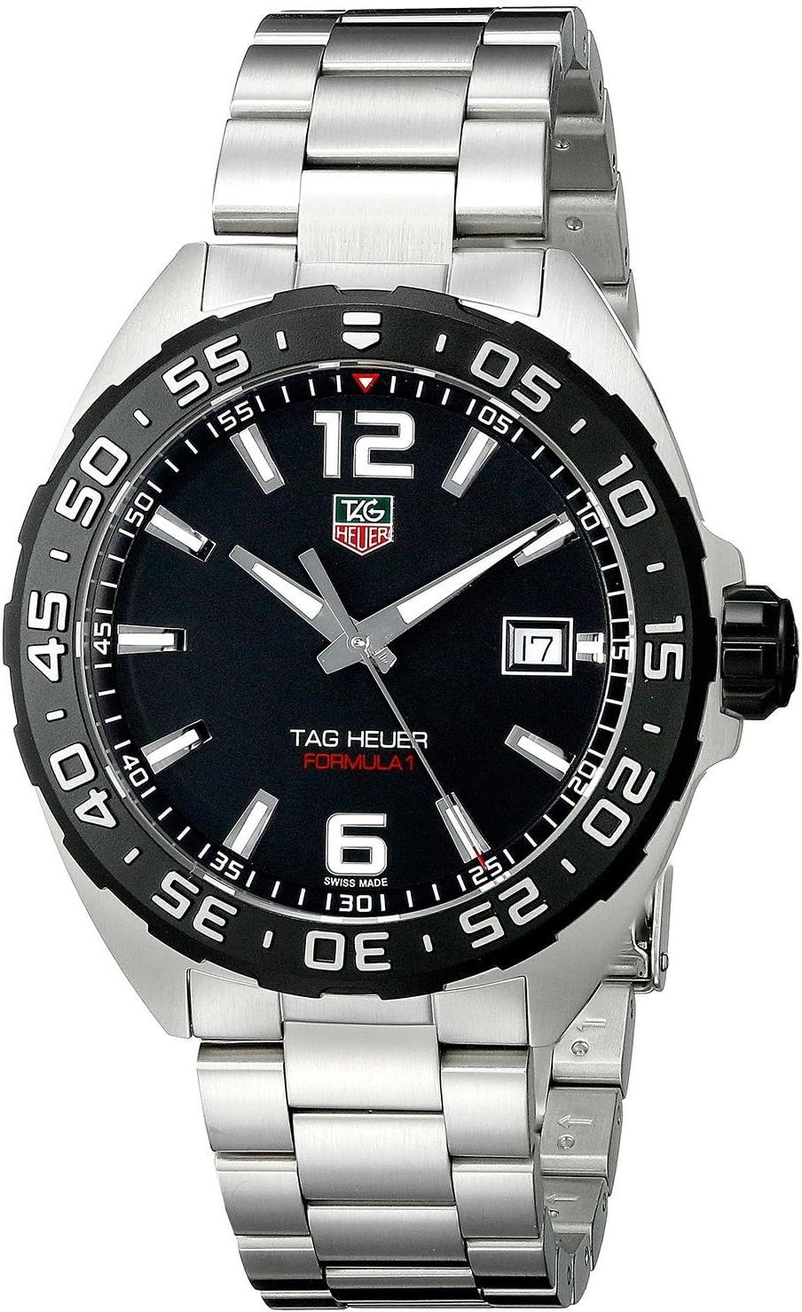 NEU 20MM EDELSTAHL ARMBAND MASSIV GLIEDER TAG HEUER F1 WAH1110