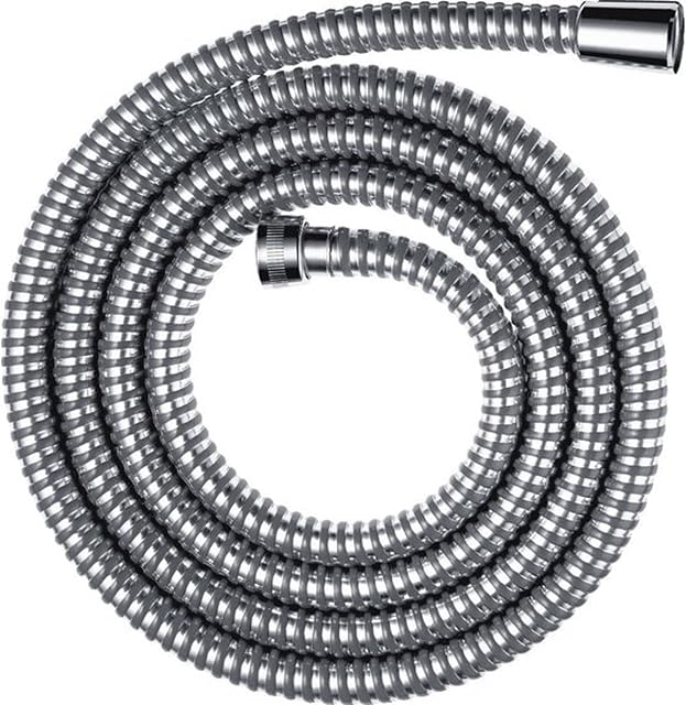 Hansgrohe 28266000 Metaflex Wąż Prysznicowy, Odporny na Zagięcia i Elastyczny, Chromowany, 1,60 m