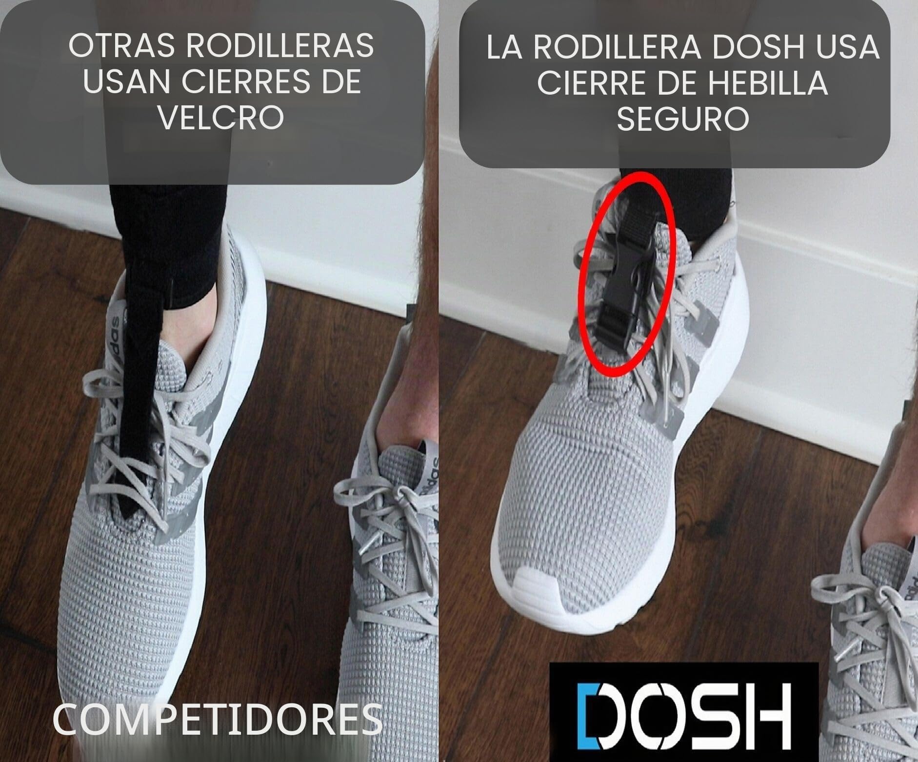 Dosh AFO Ortesis de pie caído para caminar, férula AFO para pie caído con zapatos, ortesis de tobillo para pie caído (negro)