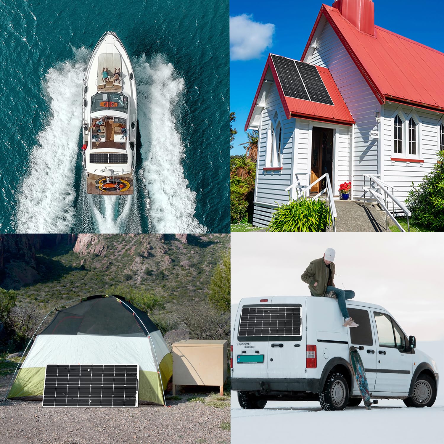 300W 12V Kit Solarpanel Flexibel 3 * 100W Monokristalline Flexible solarmodul mit 30A Laderegler für Batterien Wohnmobil Camper Wohnwagen Boote Van Dächer Schuppen