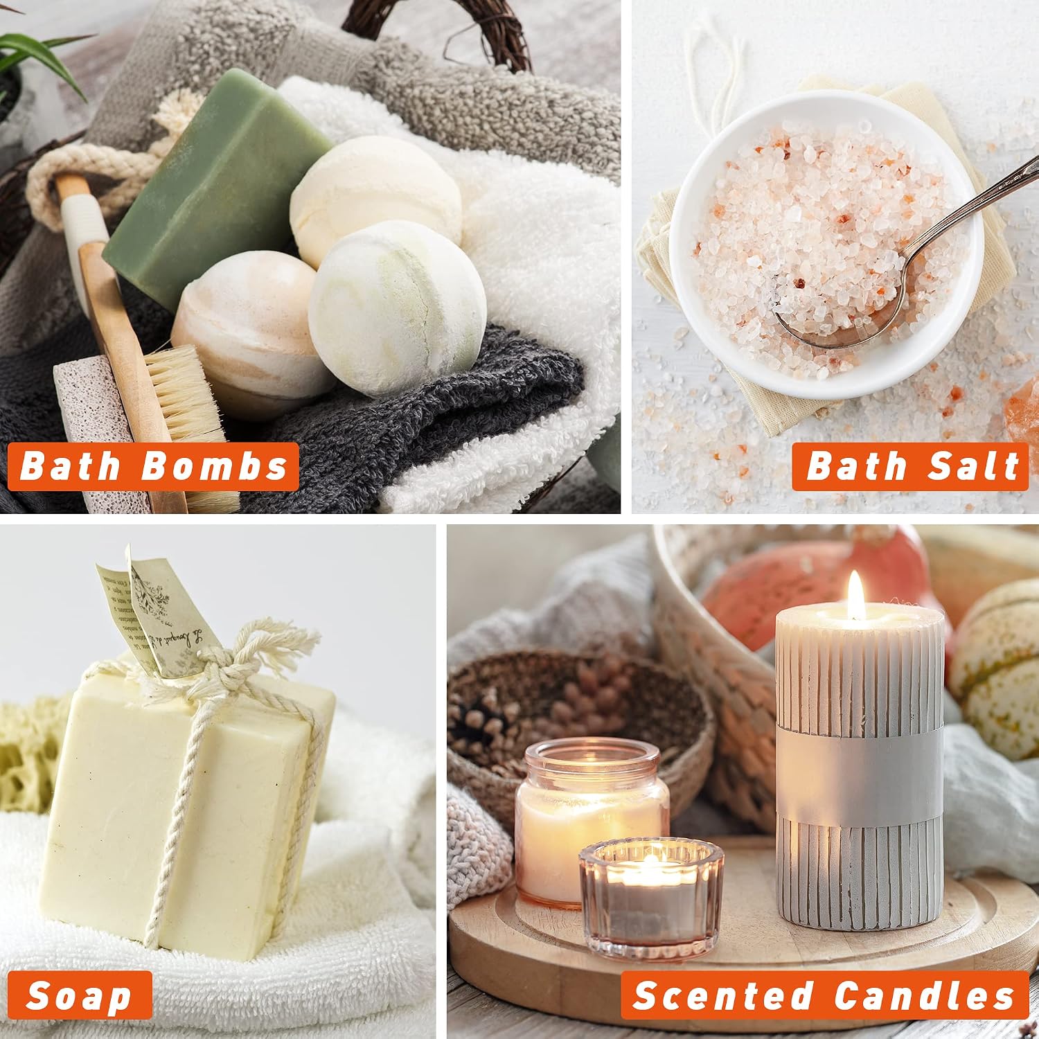 Fragrance Oil, ESSLUX Holiday Set of Scented Oils, Soap & Candle Making Scents, Christmas Essential Oils Gift Set for Home Diffuser, Apple Cider, Forest Pine, Eggnog, Berry Bliss and More