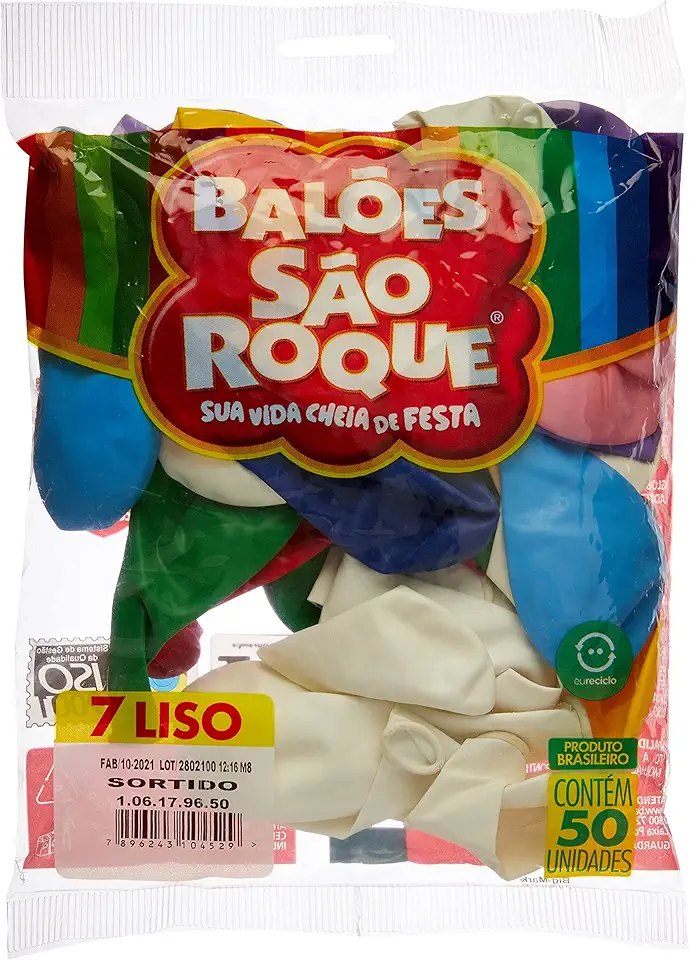 Balão Imperial, São Roque, 96, Multicor