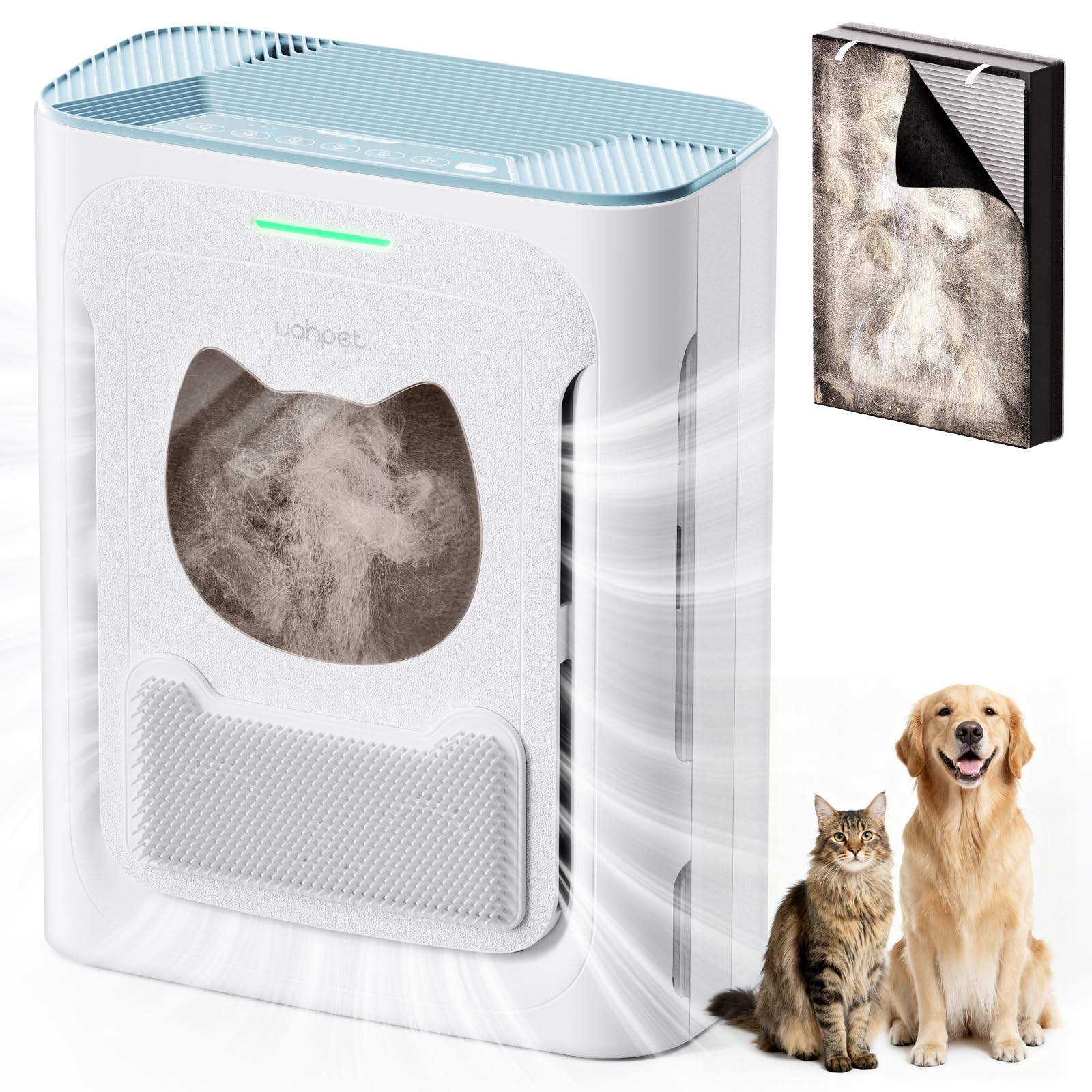 Photo 1 of uahpet Pet Air Purifier with H13 HEPA Filter