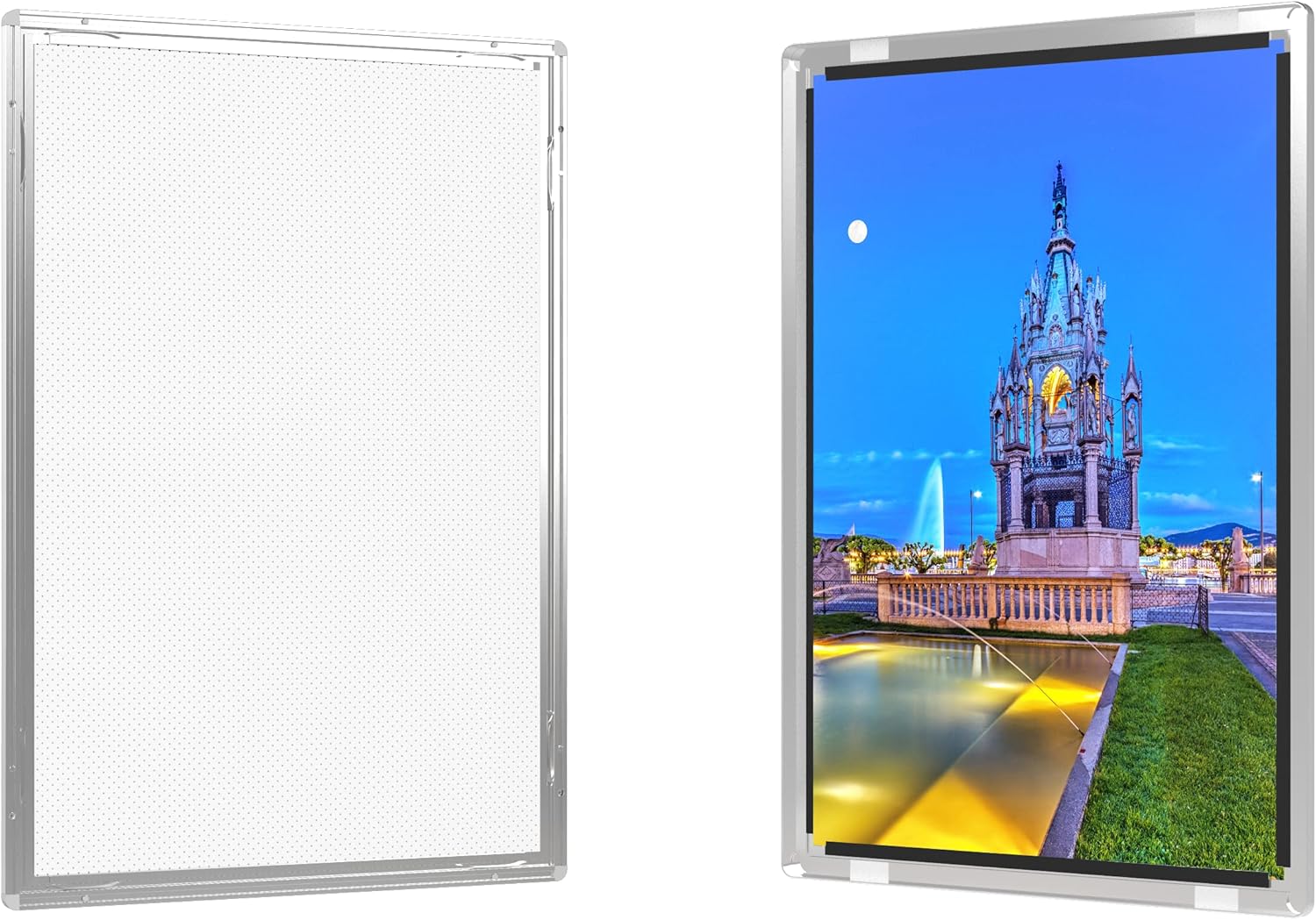 E-Hangsam 24x36 Inch LED Light Box Movie Frame with Dimmer On/Off Switch - Wall-Mounted Light Box Sign for Displaying LED Posters and Picture Frames