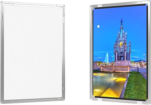 Miniatura 3 de E-Hangsam - Caja de luz LED de 24 x 36 pulgadas con interruptor de encendidoapagado con regulador de intensidad, letrero de pared para mostrar