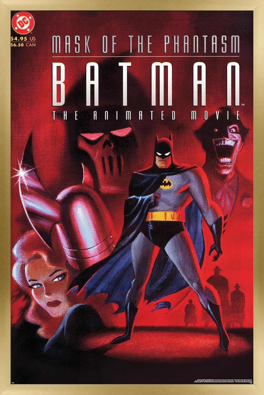 DC Comics Movie Batman: Mask Of The Phantasm - Key Art Wall Poster, 34L" x 22.4W", Premium Unframed Version