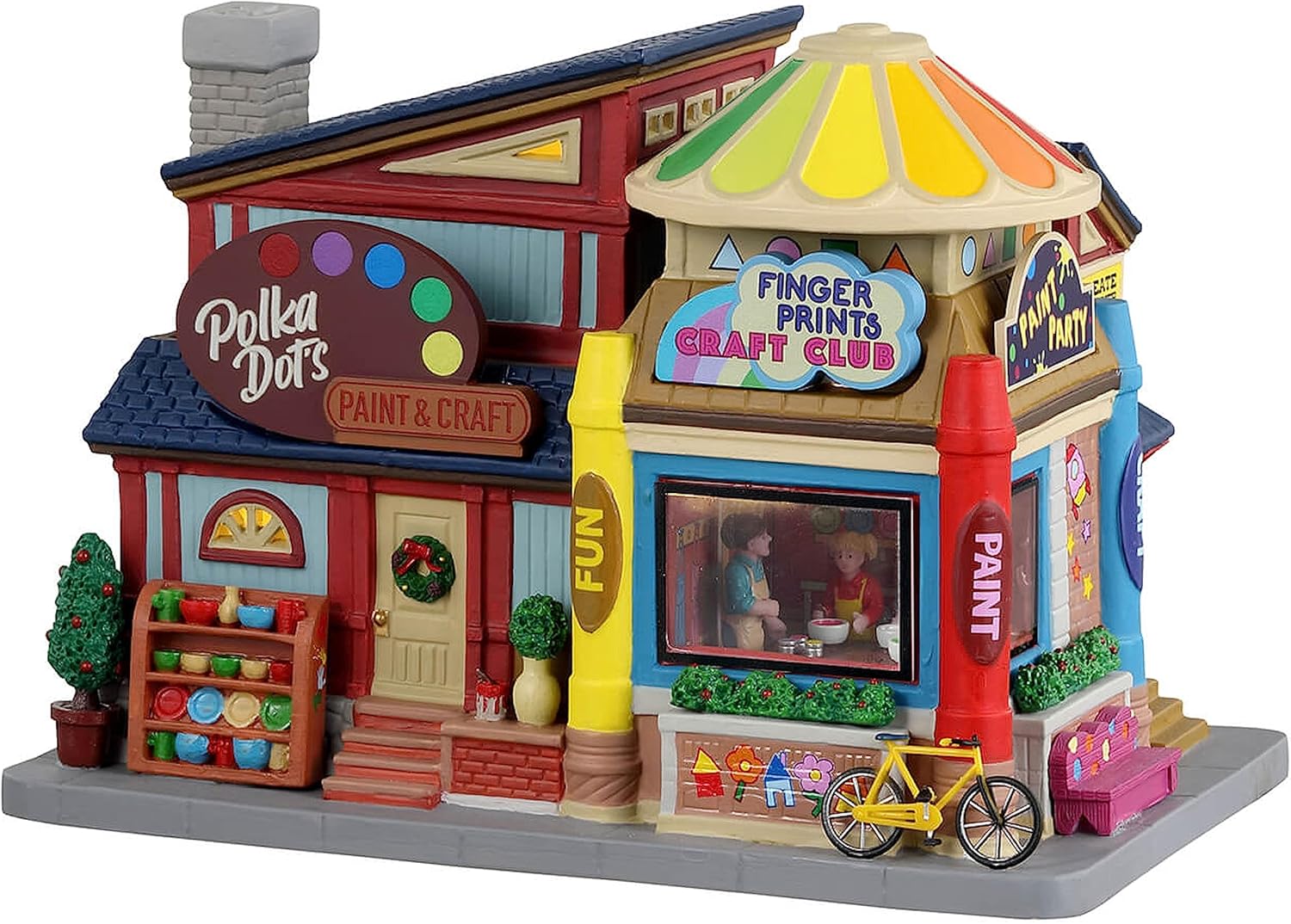 Lemax 35058 Caddington Village Lighted Building: Polka Dot's Clubhouse