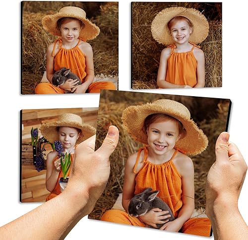 Miniatura 8 de Marcos de fotos personalizados para decoración de pared, marcos de fotos Mixtiles se adhieren a la pared, azulejos cuadrados de 6 x 6, regalo de