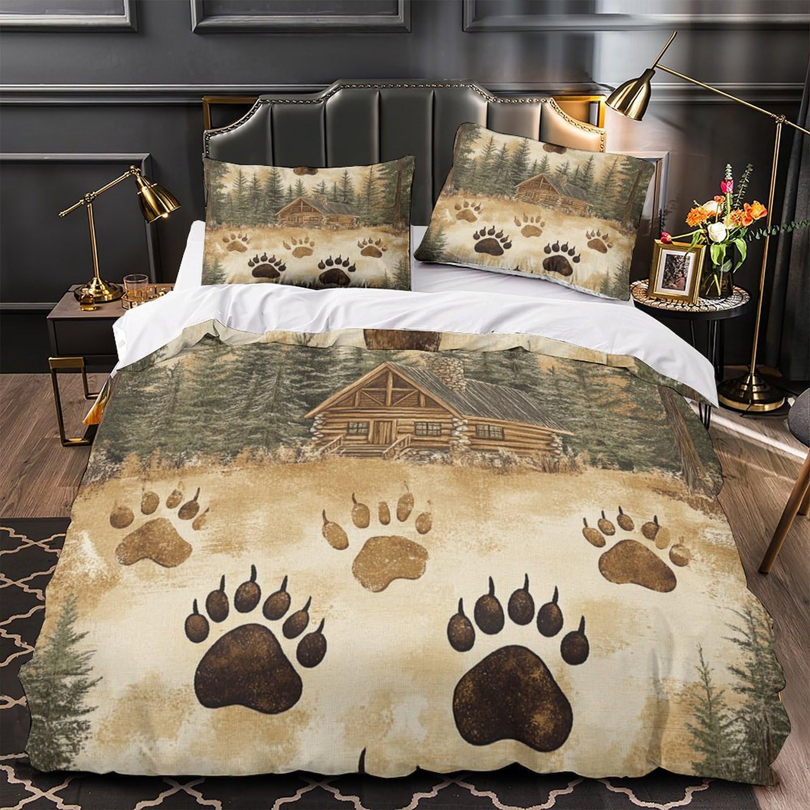 Housse de couette ours pour des nuits douces et sereines