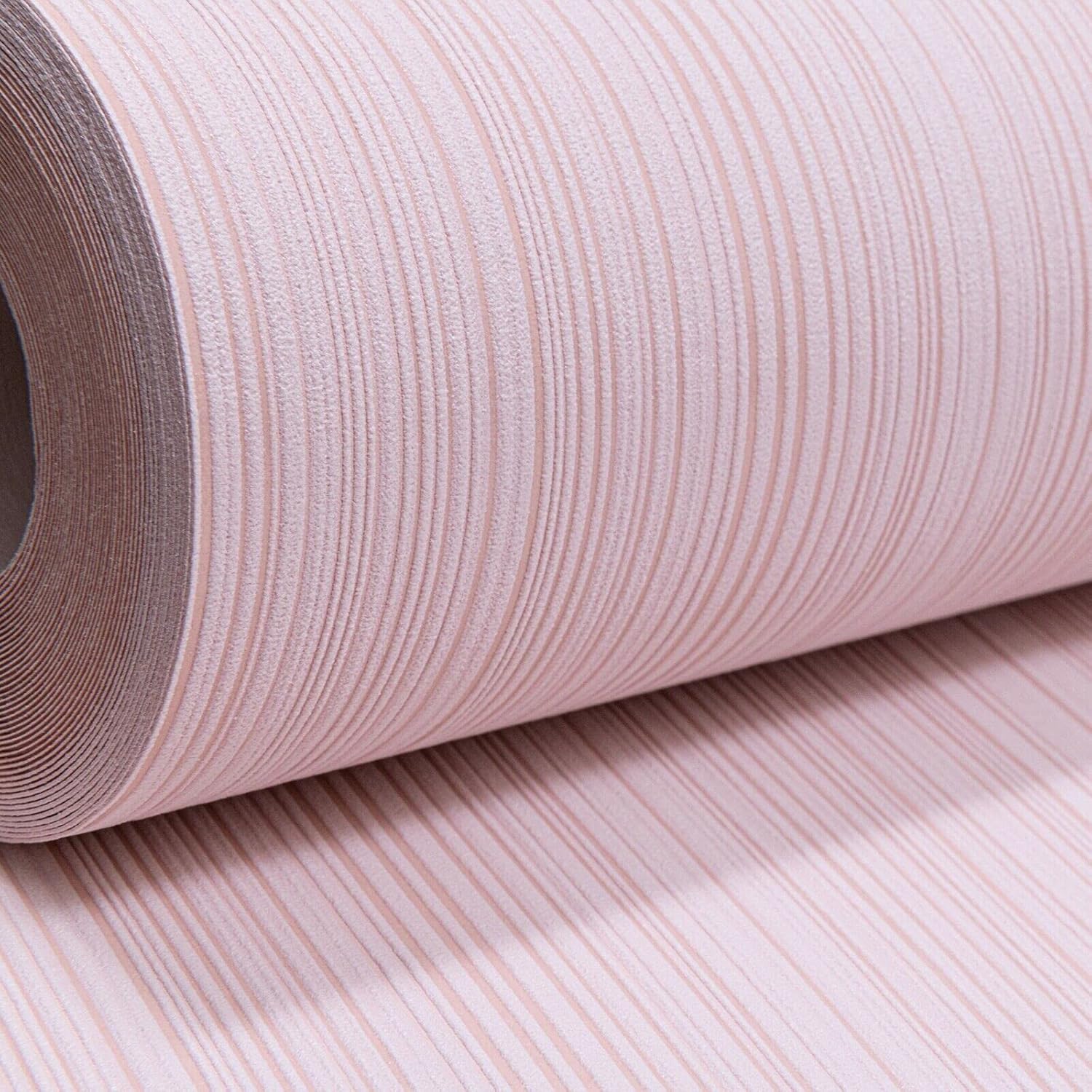 SOPHIE LAURENCE Modern Easy Paste The Wall Plain Light Blush Pink ...
