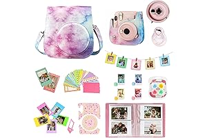 Complete Kit for Fuji Instax Mini 11 Camera, Case, Album, Filters, Selfie Lens and More