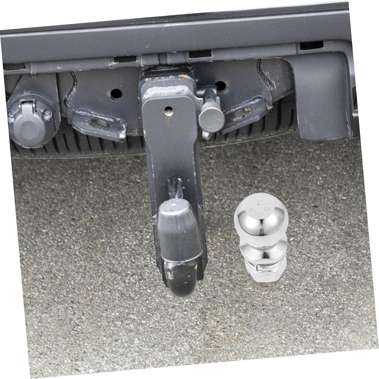 ABOOFAN Trailer Hitch Ball Replacement Durable Metal Tow Ball for and Truck Towing Needs Versatile and Weather Resistant Towing