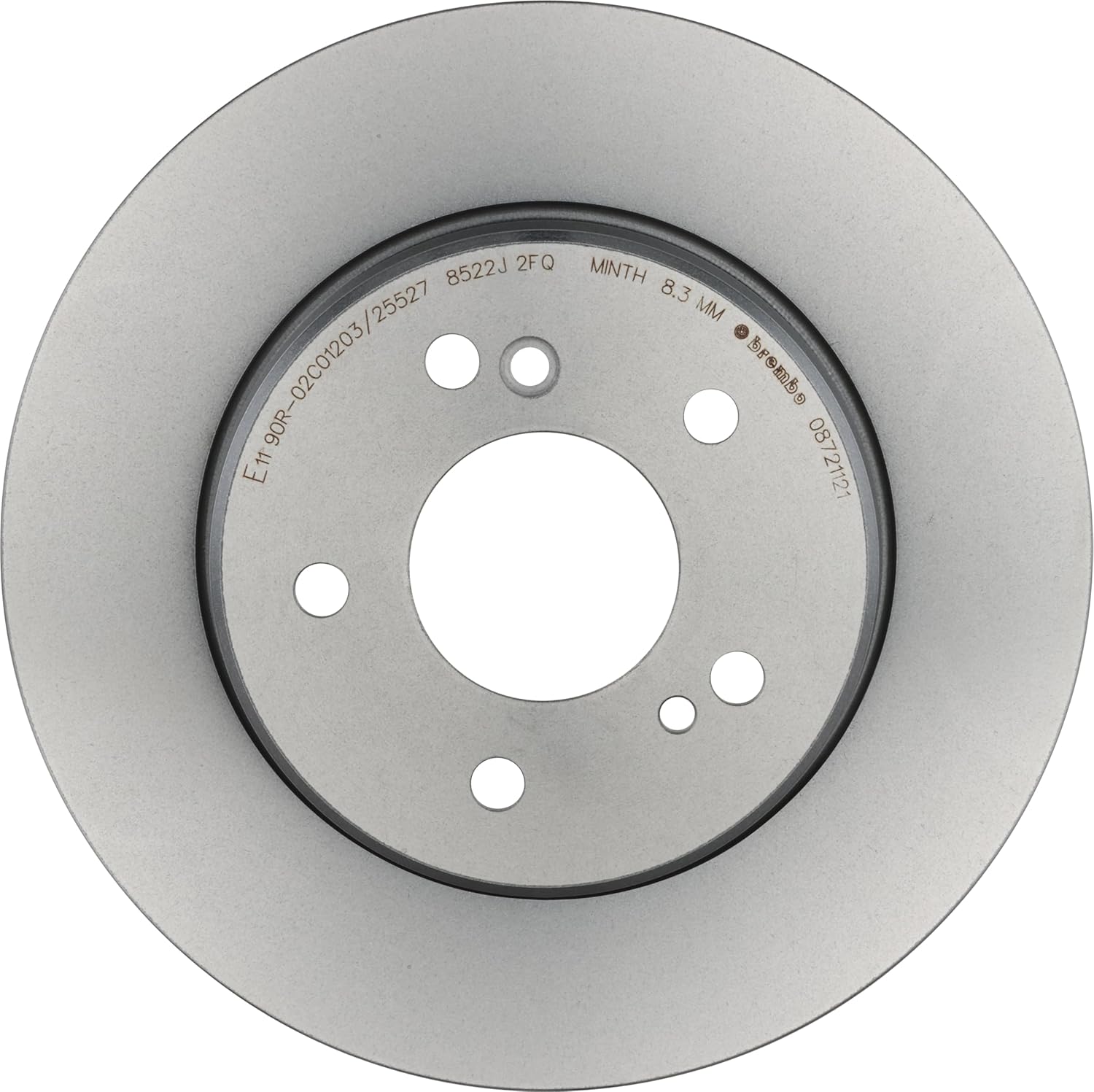 Brembo 08.7211.21 UV Coated solid Rear Brake Rotor MERCEDES-BENZ OE# A2104231012