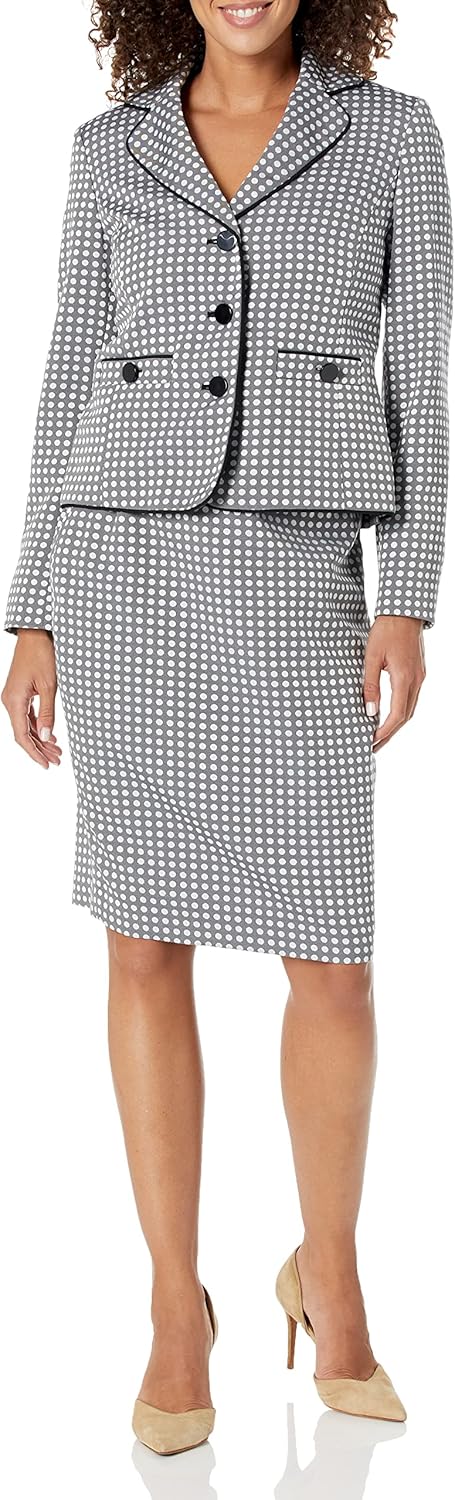 Le Suit Womens JKT/Skirt Suit